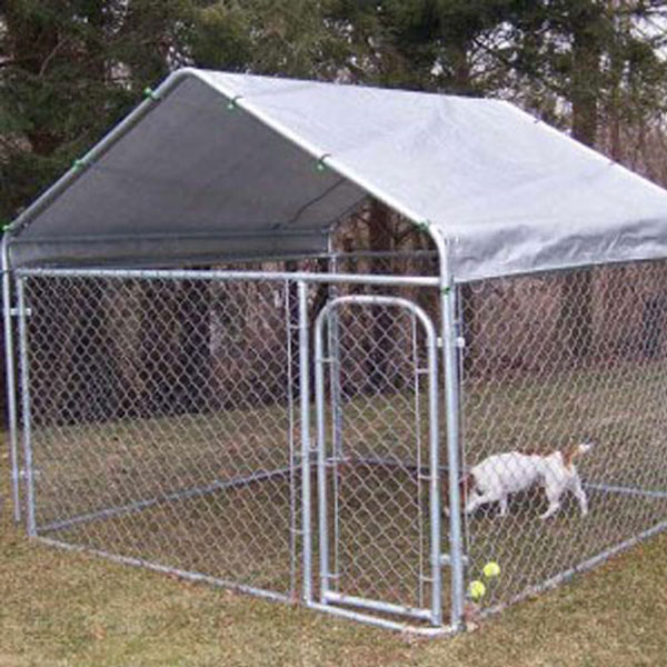 Chain Link Mesh Dog Kennel